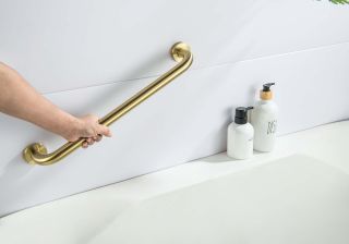 Поручень Aquatek AQ4995BG 45 см шлифованное золото